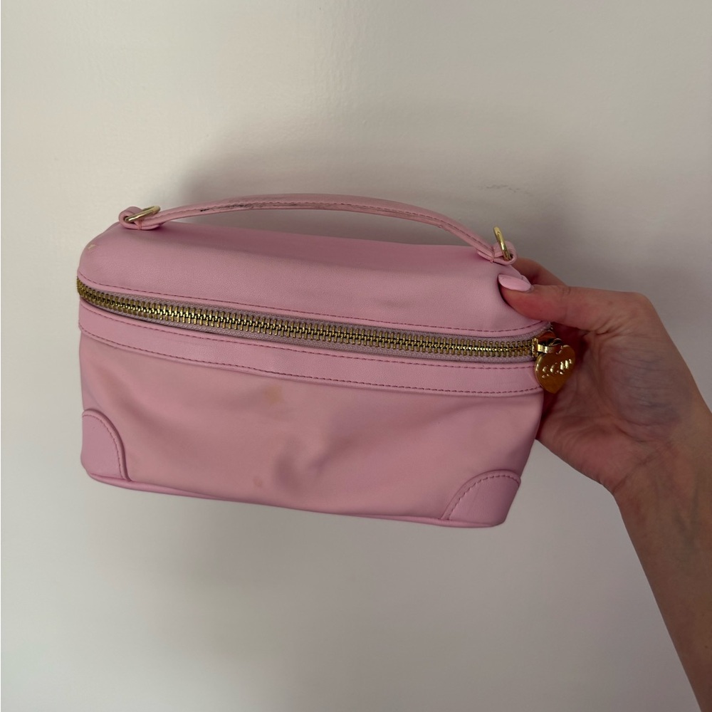 Stoney Clover Lane Top Handle Purse in Flamingo